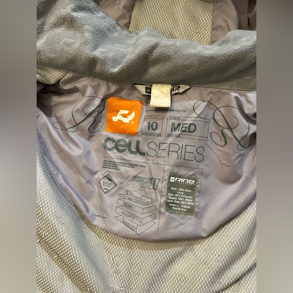 Ride Snowboard Cell Series 10 Brisbane Jacket Ladies’ Size Med EUC - Picture 5 of 7